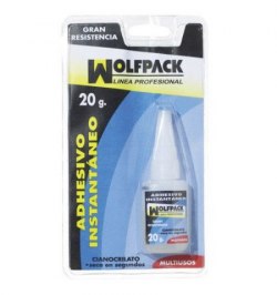 Pegamento Ciano Acrilato Wolfpack 20 Gramos