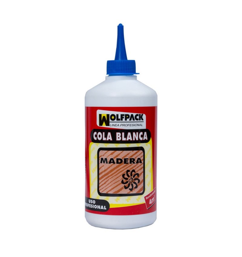 Cola Blanca Wolfpack   500 gramos Biberon Cola Blanca Wolfpack   500 gramos Biberon