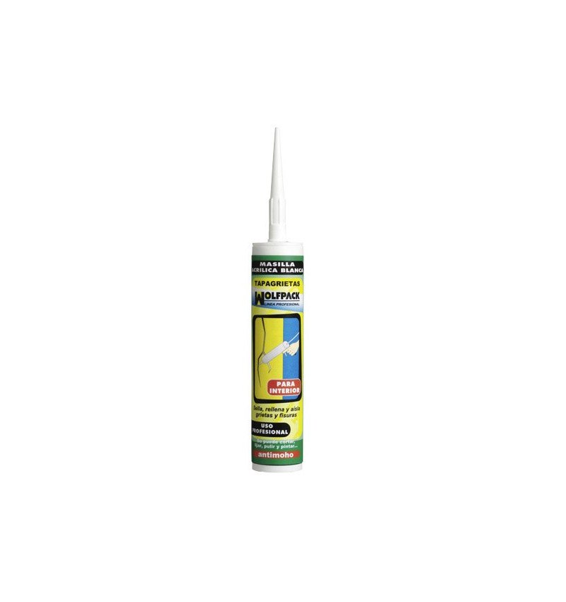 Masilla Acrilica Gris 280 cm³.