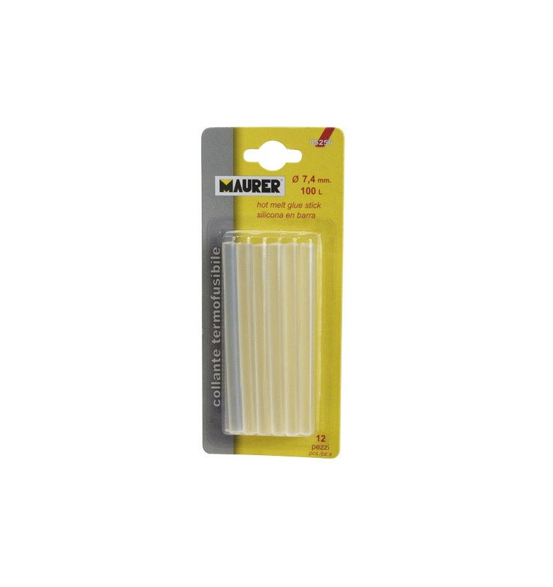 Silicona En Barra Maurer (Blister 12 Unidades)  Ø 7,4mm