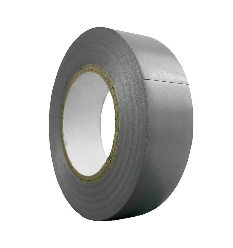 Cinta Aislante 20 m. x 19 mm. Gris Uso doméstico