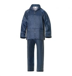 Traje de Agua Impermeable Azul Nylon        Talla 9-XXL