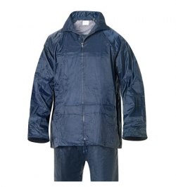 Traje de Agua Impermeable Azul Nylon        Talla 9-XXL