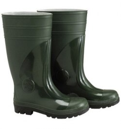 Botas Goma Altas Verdes Seguridad Nº 43 (Par)