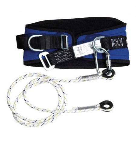 Cinturon Seguridad con Cuerda y Mosquetón