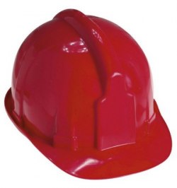 Cascos Para Obra Rojo