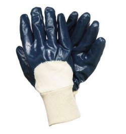 Guantes Nitrilo / Lona  Pesados Nimax 10" (Par)