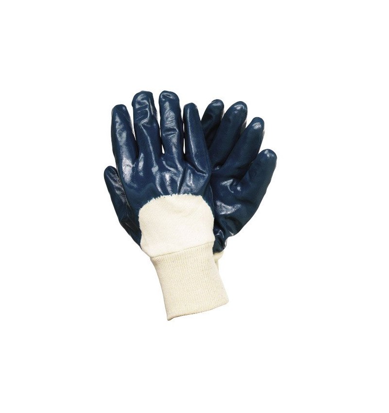 Guantes Nitrilo / Lona  Pesados Nimax 10" (Par)