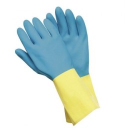 Guantes Neopreno / Latex Bicolor Talla XL (Par)