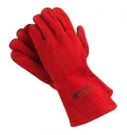 Guantes Soldar Denso Rojo Largo (Par)