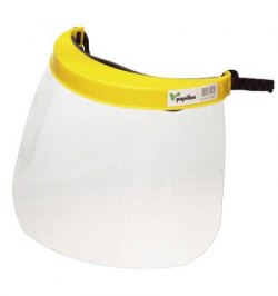 Protector Facial Papillon con Goma 195x295 mm.