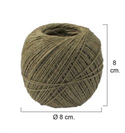 Hilo Bramante Cañamo Pulido Nº 6   (Bobina 100 Gramos)