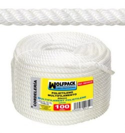 Cuerda Polipropileno Multifilamento (Rollo 100 m.)  10 mm.