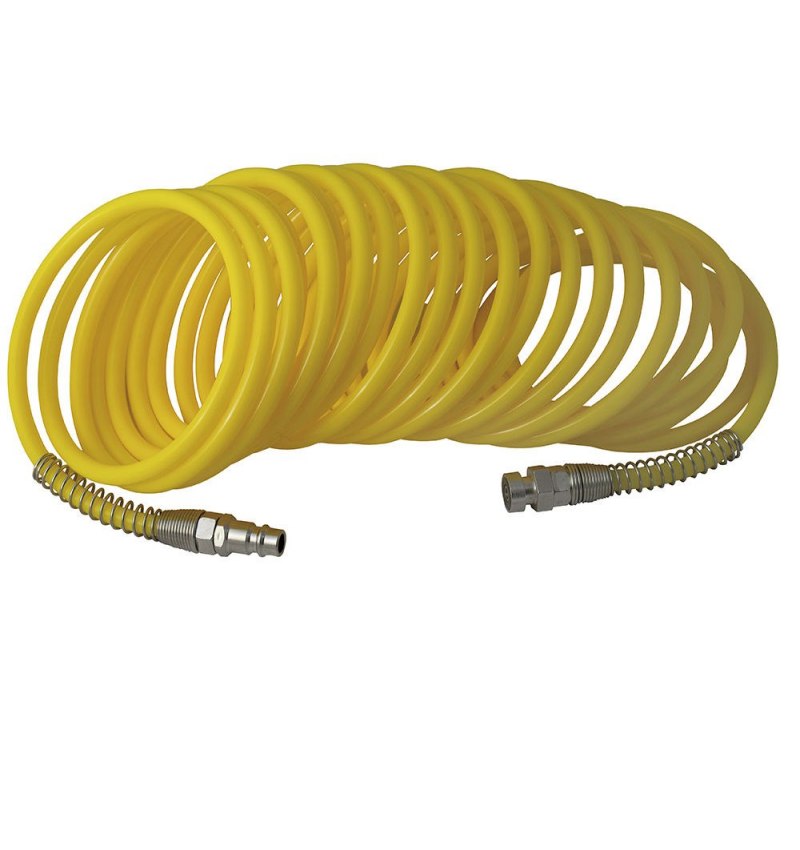 Manguera Espiral Aire Comprimido  7,5 metros.