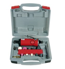 Amoladora Neumatica Recta Yamato + Kit 15 Piezas