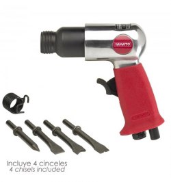 Martillo Neumatico Yamato Cilindrico Con 4 Cinceles