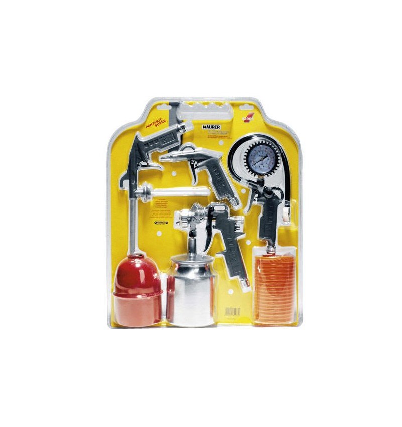 Kit Accesorios Compresor Maurer  5 Piezas
