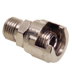 Racor Con Tuerca Bayoneta 1/4 (Blister 2 Piezas)