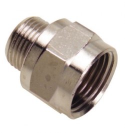 Adaptador Alargue Hembra 1/2 - Macho 3/8 (Blister 2 Piezas)