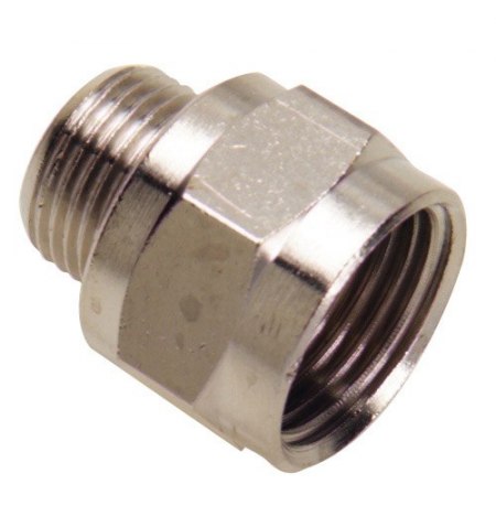 Adaptador Alargue Hembra 1/2 - Macho 3/8 (Blister 2 Piezas)