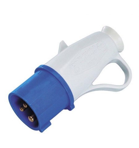 Clavija / Enchufe Industrial Monofasico 16 A. / 220 V.