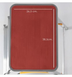 Escalerilla Aluminio Oryx 3 peldaños Uso Doméstico