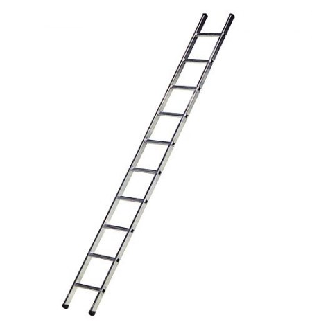 Escalera Aluminio Industrial 300 1 Tramo 10 Peldaños