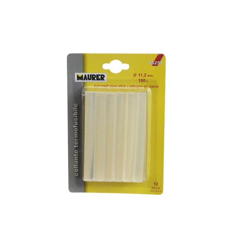 Silicona En Barra Maurer (Blister 12 unidades) Ø 11,2 mm.