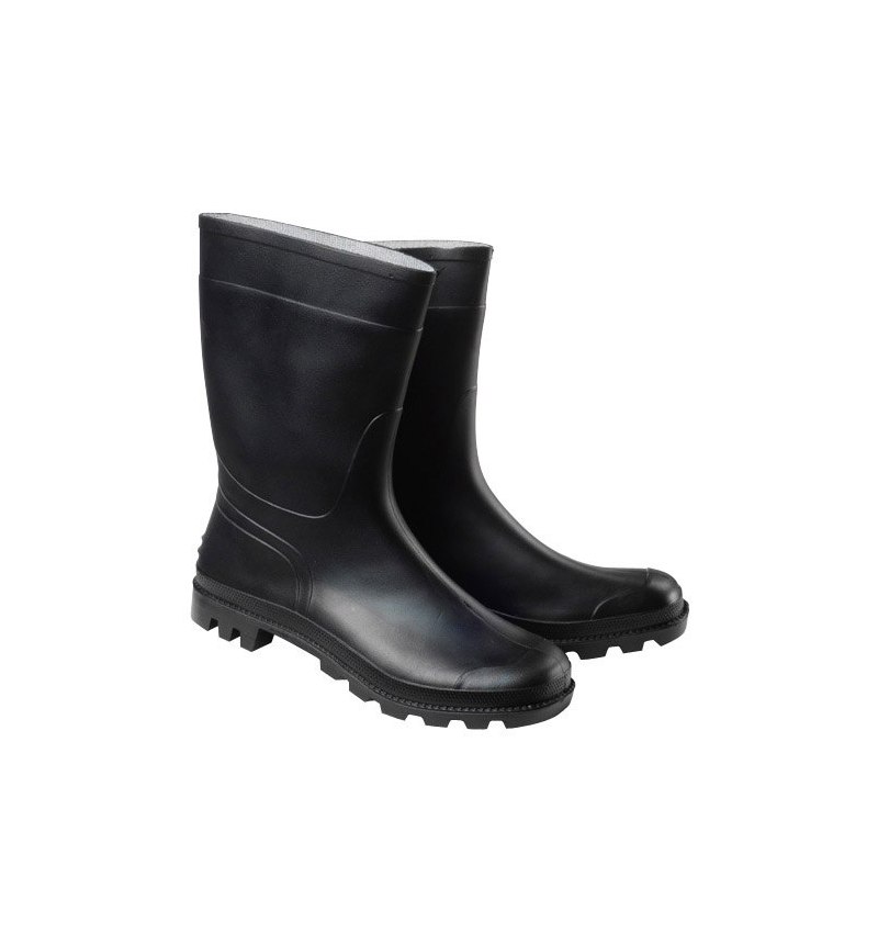 Botas Goma Bajas Negras Nº 44 (Par)