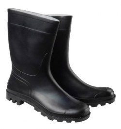 Botas Goma Bajas Negras Nº 46 (Par)