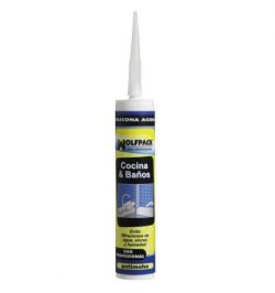 Silicona Acida Cocina/baño Transparente 280 ml.