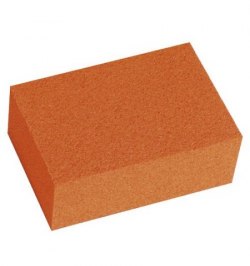 Taco Espuma Naranja Profesional 160x110x50mm.