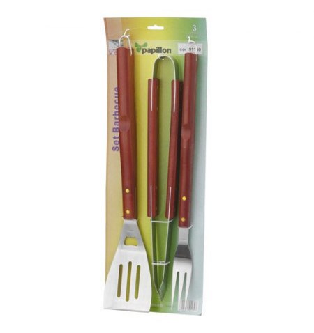 Set Barbacoa Papillon   3 Piezas.