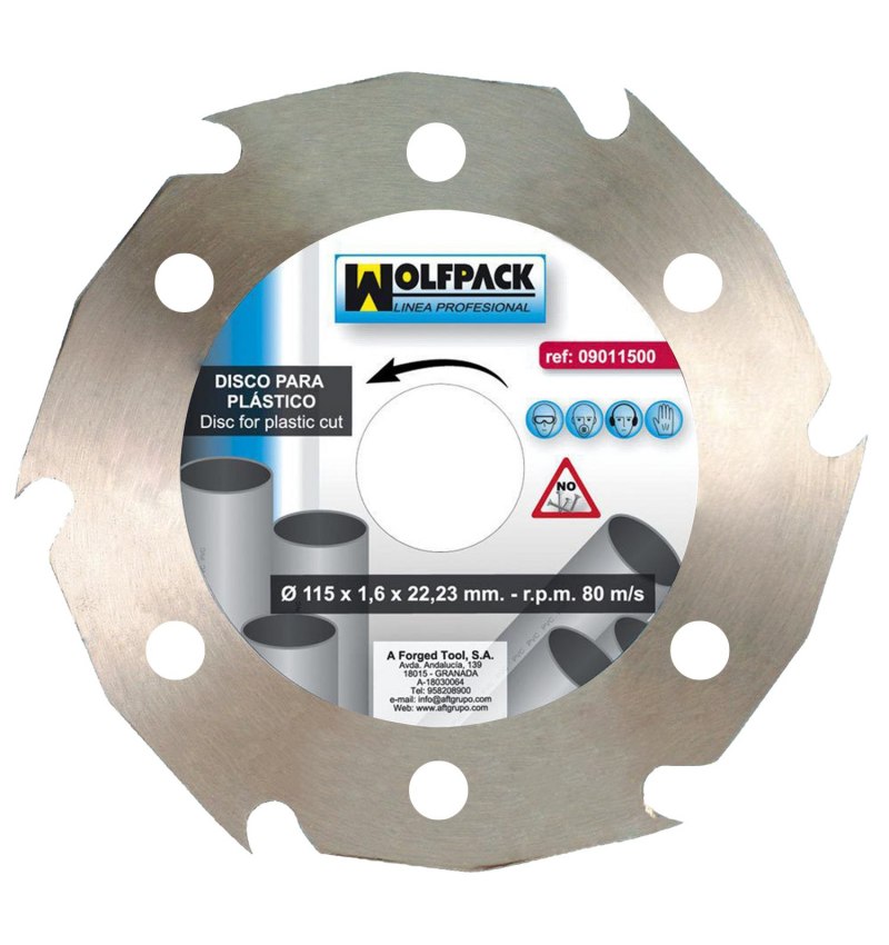 Disco Materiales Plasticos 115 mm.