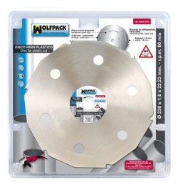 Disco Materiales Plasticos 230 mm.