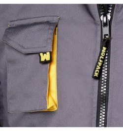 Chaqueta de Trabajo Gris/Amarillo Talla 56/58 XL