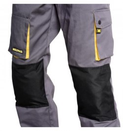Pantalones de Trabajo Largos Gris/Amarillo Talla 50/52 XL