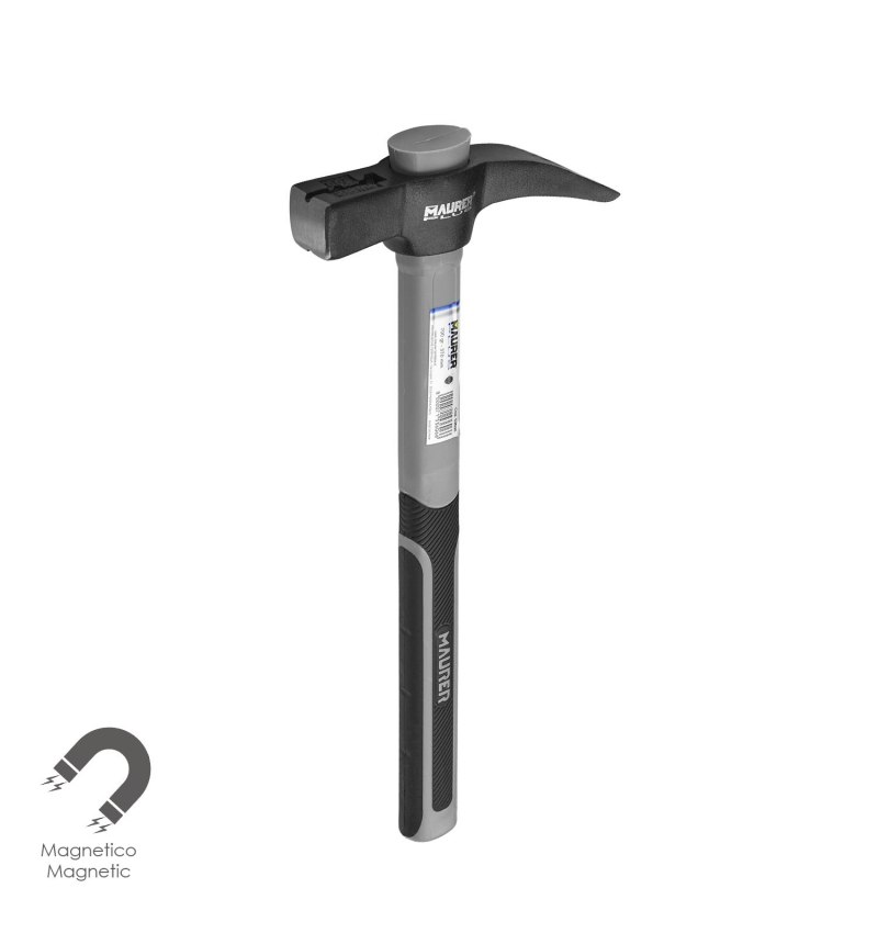 Martillo Encofrador Mango Fibra Vidrio 700 Gramos Magnético