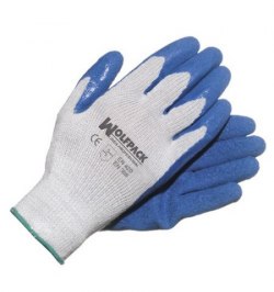 Guantes Latex / Algodón Impregnado Target   8" (Par)