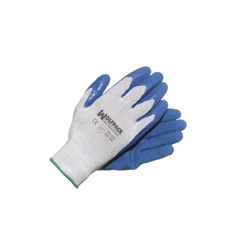 Guantes Latex / Algodón Impregnado Target   8" (Par)