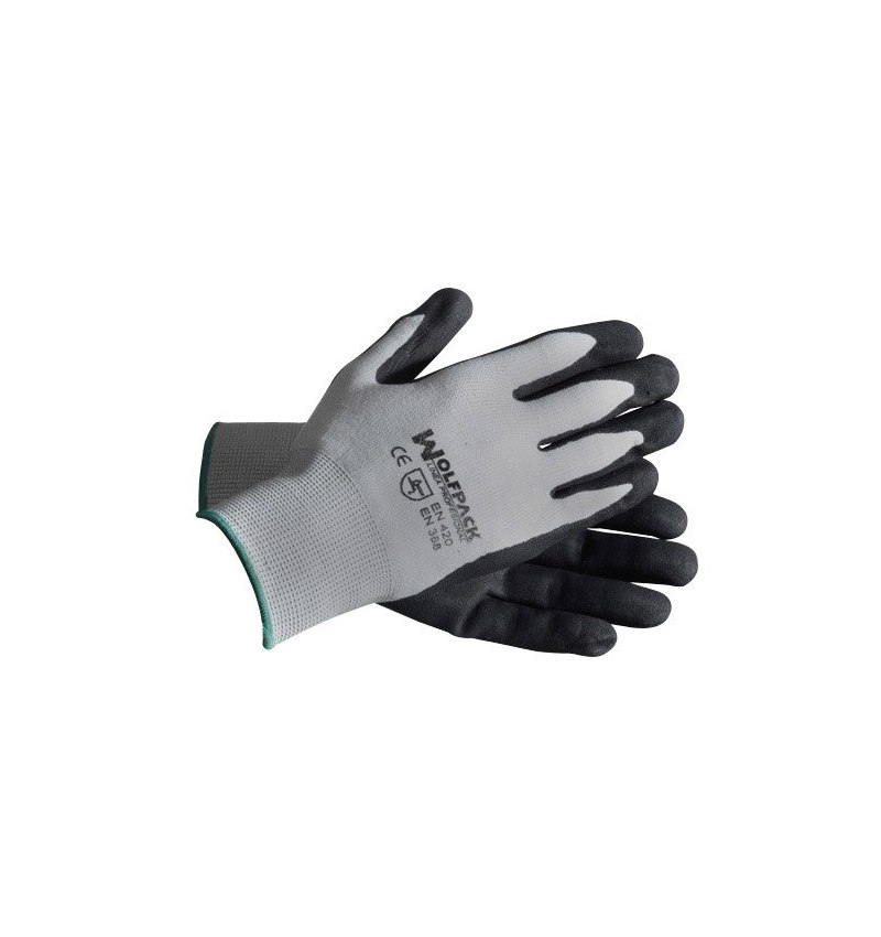 Guantes Nitrilo / Nylon Foam Impregnado  9" (Par)