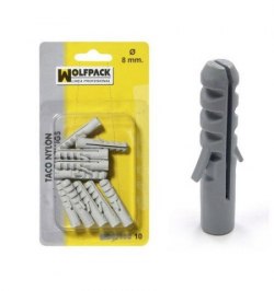 Taco Nylon          8 mm. (10 Piezas)