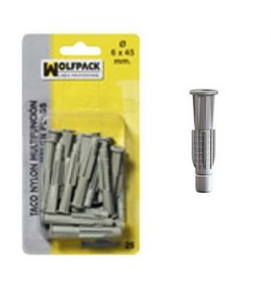 Taco Multiaccion MU  6x35 mm. (25 Piezas)