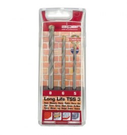 Estuche Brocas Alpen Widia Long Life  3 Piezas