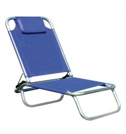 Silla Playa Aluminio Bermuda Azul