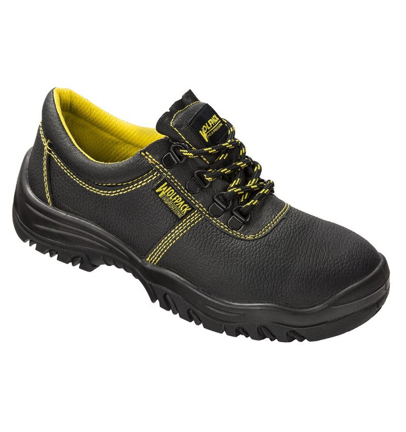 Zapatos Seguridad Piel Negra Wolfpack  Nº 36 (Par)