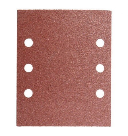 Lija Recambio Con Velcro 114x140 mm. Con Agujeros Grano  80 (10 Piezas)
