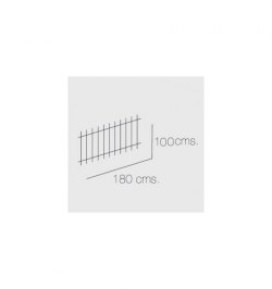 Juego Vallas Jardin Madera 180x 100 cm. (4 Piezas)