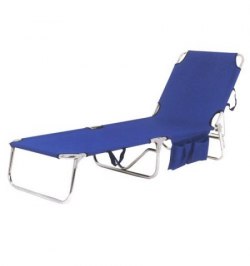 Tumbona Playa Metal Cama Thassos Azul