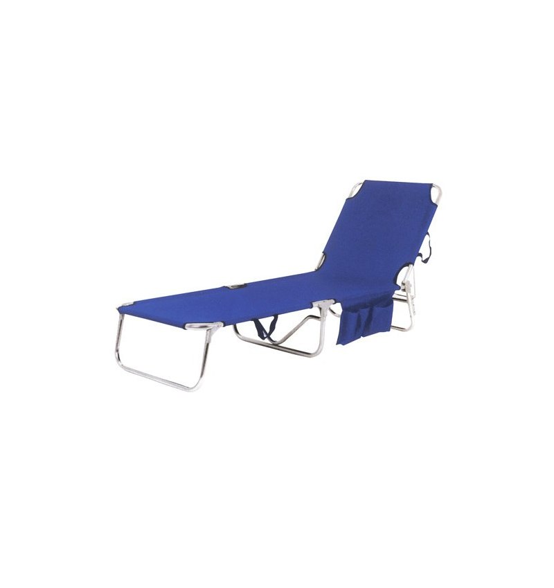 Tumbona Playa Metal Cama Thassos Azul